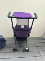 Xe đẩy gấp gọn GB Pockit Air All Terrain màu tím (kèm balo đựng xe) - Ảnh 6