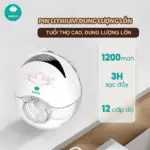 Máy hút sữa không dây Kamidi Smart hoa sen (còn cốp đựng máy) - Ảnh 10
