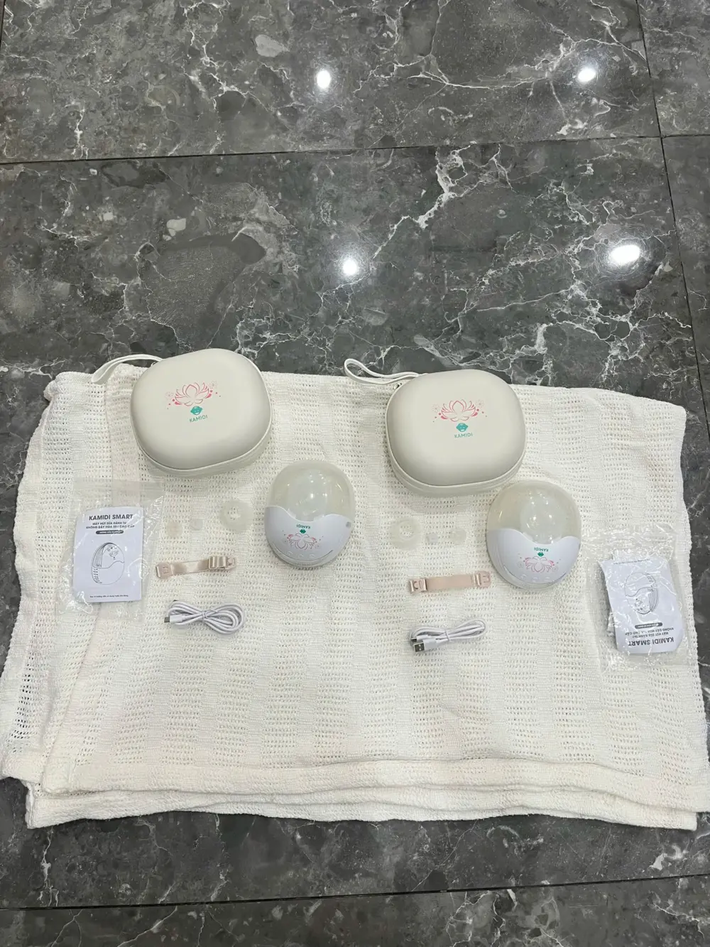 Máy hút sữa không dây Kamidi Smart hoa sen (còn cốp đựng máy) - Ảnh 15