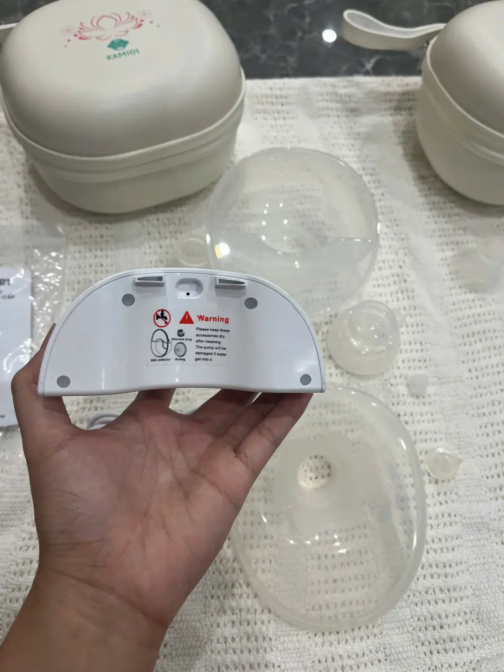 Máy hút sữa không dây Kamidi Smart hoa sen (còn cốp đựng máy) - Ảnh 28