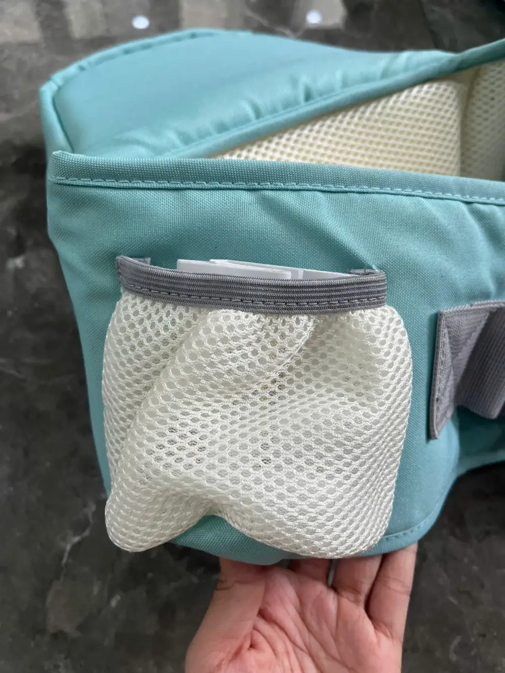 Địu Hipseat Mama’s Choice màu ngọc lam (no box) 4-36M tối đa 15kg - Ảnh 24