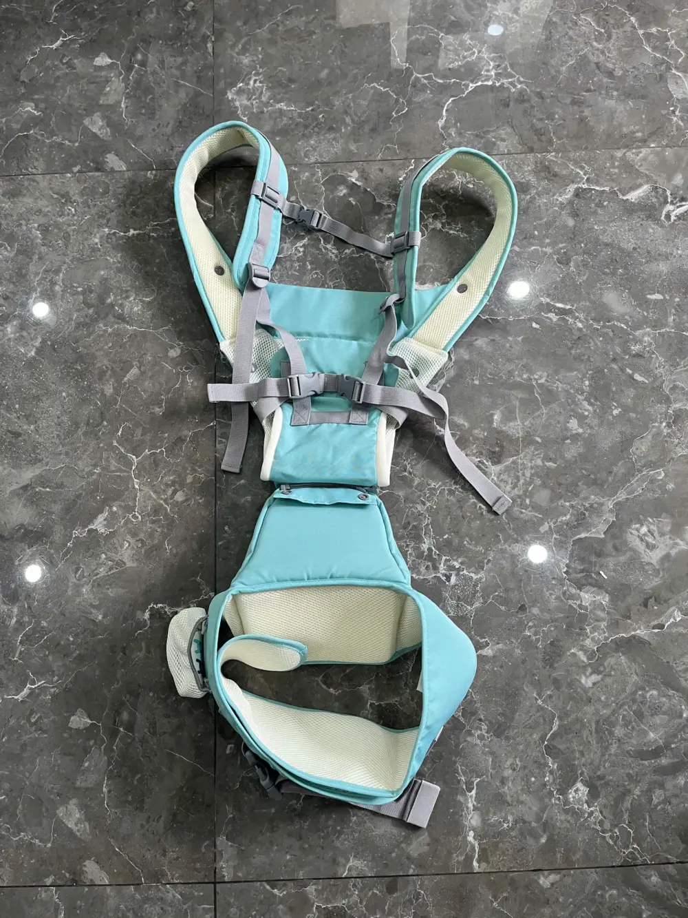 Địu Hipseat Mama’s Choice màu ngọc lam (no box) 4-36M tối đa 15kg - Ảnh 30