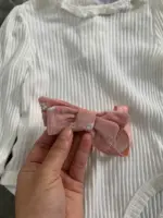 Đầm yếm dài tay bé gái 2 món kèm nơ Nicole Miller (size 6-9m) - Ảnh 9