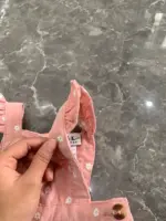 Đầm yếm dài tay bé gái 2 món kèm nơ Nicole Miller (size 6-9m) - Ảnh 12