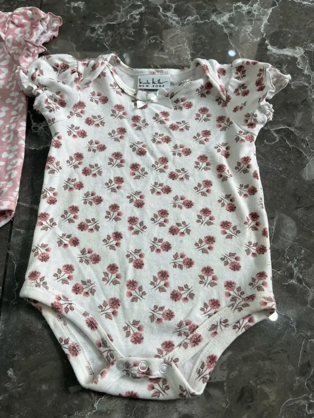 Set 2 bodyship bé gái Nicole Miller NY (size 6-9m) - Ảnh 10