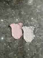 Set 2 bodyship bé gái Nicole Miller NY (size 6-9m) - Ảnh 3