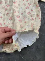 Set 2 bộ bodysuit dài tay hoa nhí vintage Chikpea Organic (size 6-9m) - Ảnh 13