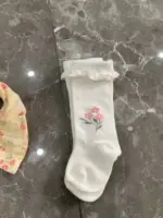 Set 2 bộ bodysuit dài tay hoa nhí vintage Chikpea Organic (size 6-9m) - Ảnh 15