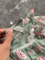 Set 2 bộ bodysuit dài tay hoa nhí vintage Chikpea Organic (size 6-9m) - Ảnh 8