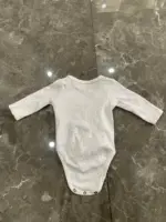 Set 3 bodysuit dài tay vạt chéo bé H&M (size newborn) - Ảnh 6