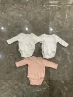 Set 3 bodysuit dài tay vạt chéo bé H&M (size newborn) - Ảnh 11
