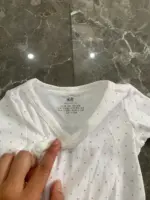 Set 3 bodysuit dài tay vạt chéo bé H&M (size newborn) - Ảnh 12