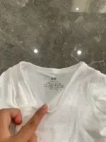 Set 3 bodysuit dài tay vạt chéo bé H&M (size newborn) - Ảnh 13