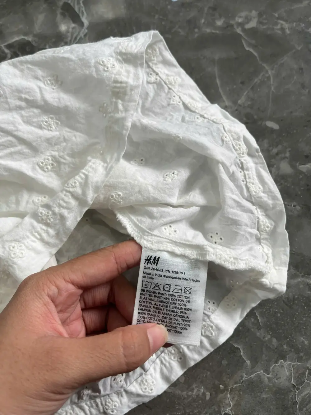 Set 2 váy bodychip mixbrand H&M & RZ by Rachel zoe (3-6m) - Ảnh 9