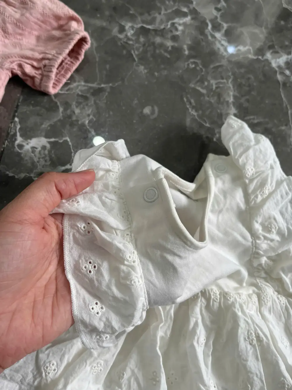 Set 2 váy bodychip mixbrand H&M & RZ by Rachel zoe (3-6m) - Ảnh 17