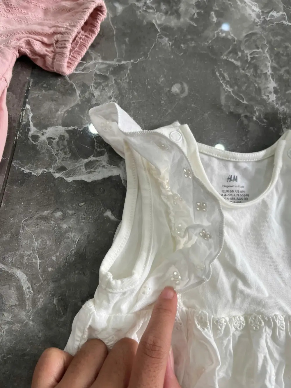 Set 2 váy bodychip mixbrand H&M & RZ by Rachel zoe (3-6m) - Ảnh 3