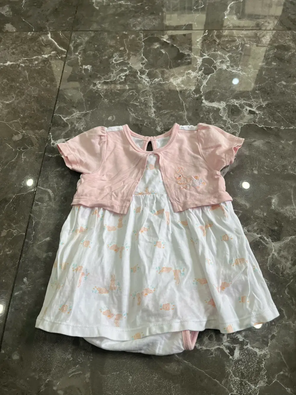 Set 2 món váy và body đùi Animo (size 0-6m) - Ảnh 3