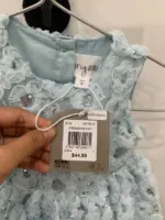 Đầm xoè hoa vải tuyn Origami (size newborn) - Ảnh 2