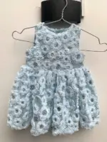 Đầm xoè hoa vải tuyn Origami (size newborn) - Ảnh 3