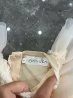 Đầm body phối lưới màu kem Little bill (size 0-3m) - Ảnh 12