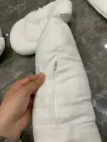 Set gối thỏ Raras vải bamboo & Bộ cool kit làm mát vải Duraron (còn box) 2M+ - Ảnh 9