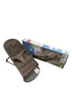 Ghế rung Baby Bjorn vải air mesh nâu choco (còn box) 3,2kg - 13kg 0-18M