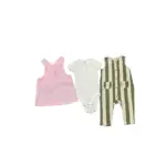 Set 3 món bodysuit váy yếm mix brand Carter’s , Cat & Jack (size 3/6m)