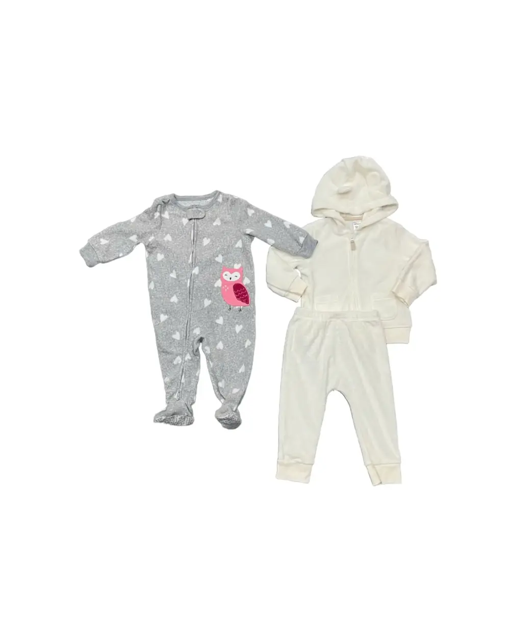 craiyon_180716_image Set 2 bộ quần áo dài bông & sleepsuit bông Carter's (size 9/12m) - Ảnh 1