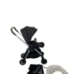 Xe đẩy Nuna triv màu xám đậm khung xám (kèm phụ kiện: màn chắn muỗi, móc treo đồ)