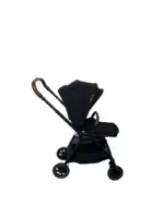 Xe đẩy Nuna triv màu đen khung đen 0-4 tuổi tối đa 22 kg