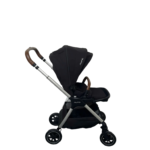 Xe đẩy Nuna triv màu đen khung xám 0-4 tuổi tối đa 22kg