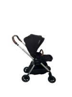 Xe đẩy Nuna triv màu đen khung xám 0-4 tuổi tối đa 22kg