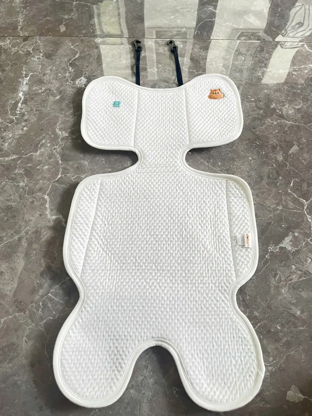 Tấm lót xe đẩy điều hòa làm mát Dotori Sợi lạnh Duraron Hàn Quốc hạ nhiệt làm mát lưng (no box) - Ảnh 2