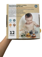 Đồ chơi nhà tắm, xếp chồng cho bé silicon (full box) no brand - Ảnh 11