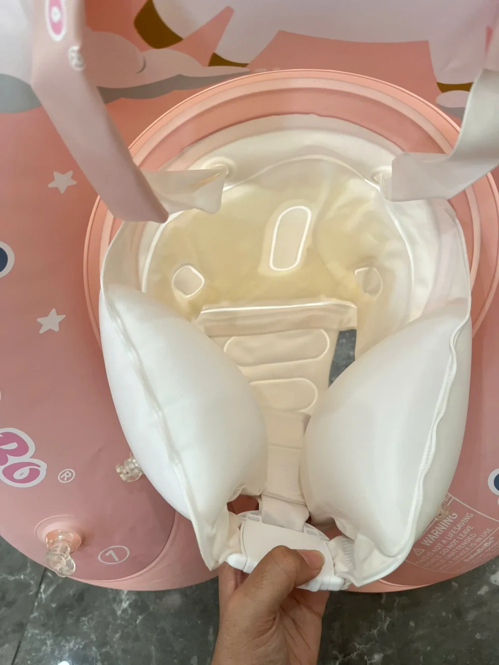 Phao bơi chống lật cho bé Swimbobo có túi khí và mái che ( full box) swimbobo - Ảnh 17