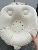 Ghế bơi tập ngồi hoạ tiết cầu vòng cho bé (full box) P playing - Ảnh 3