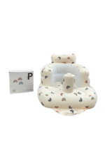 Ghế bơi tập ngồi hoạ tiết cầu vòng cho bé (full box) P playing
