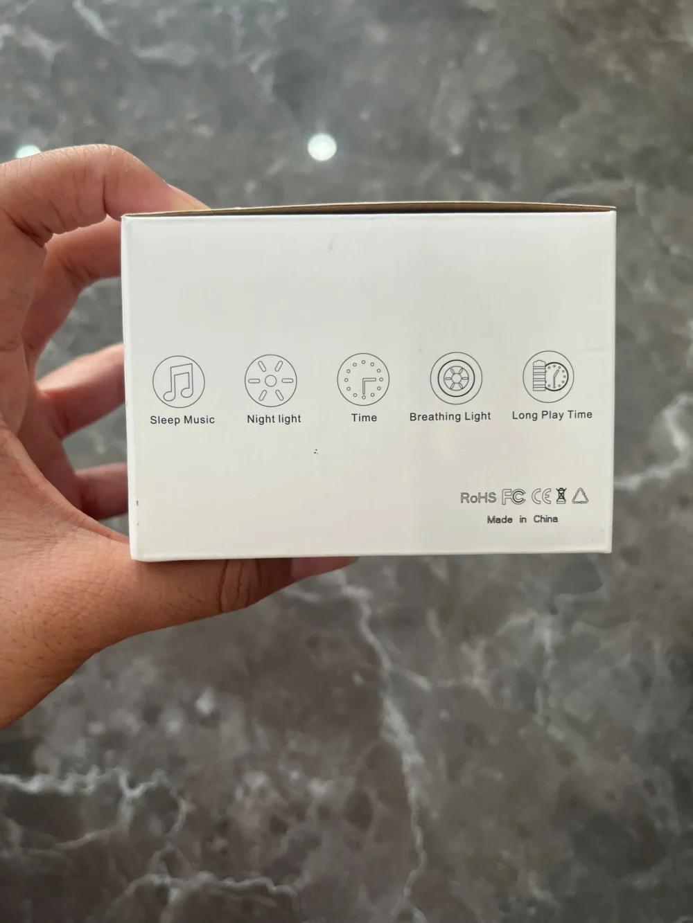 Máy tạo tiếng ồn trắng Q8 20 âm thanh nghe thư giãn thoải mái giúp bé ngủ ngon sâu giấc (full box) no brand - Ảnh 9