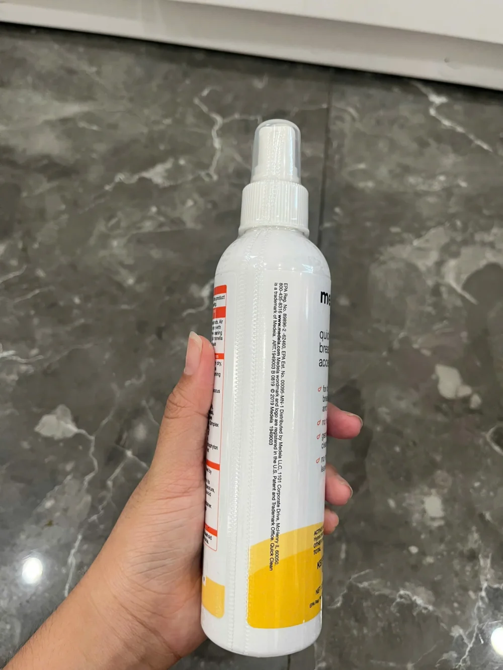 Xịt vệ sinh máy hút sữa Medela (nguyên seal) medela - Ảnh 3