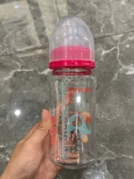 Bình sữa thuỷ tinh Mamamy chống sặc, chống đầy hơi 240ml kèm núm ti size 3 tháng (full box) Mamamy - Ảnh 4