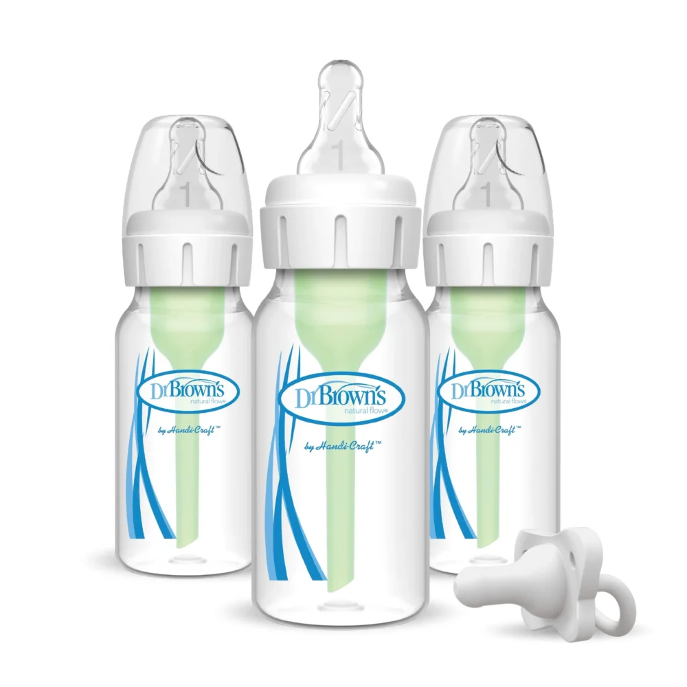 Set 3 bình sữa Dr. Brown's 250ml Anti Colic Options+ kèm núm sơ sinh ( full box) Dr. Brown’s - Ảnh 4