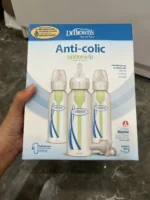 Set 3 bình sữa Dr. Brown's 250ml Anti Colic Options+ kèm núm sơ sinh ( full box) Dr. Brown’s - Ảnh 10