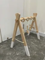 Kệ chữ A kèm 4 đồ chơi gỗ cho bé montessori Mami Mami home (no box) Mami Mami home - Ảnh 4