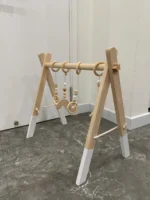 Kệ chữ A kèm 4 đồ chơi gỗ cho bé montessori Mami Mami home (no box) Mami Mami home - Ảnh 8