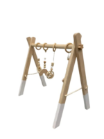 Kệ chữ A kèm 4 đồ chơi gỗ cho bé montessori Mami Mami home (no box) Mami Mami home