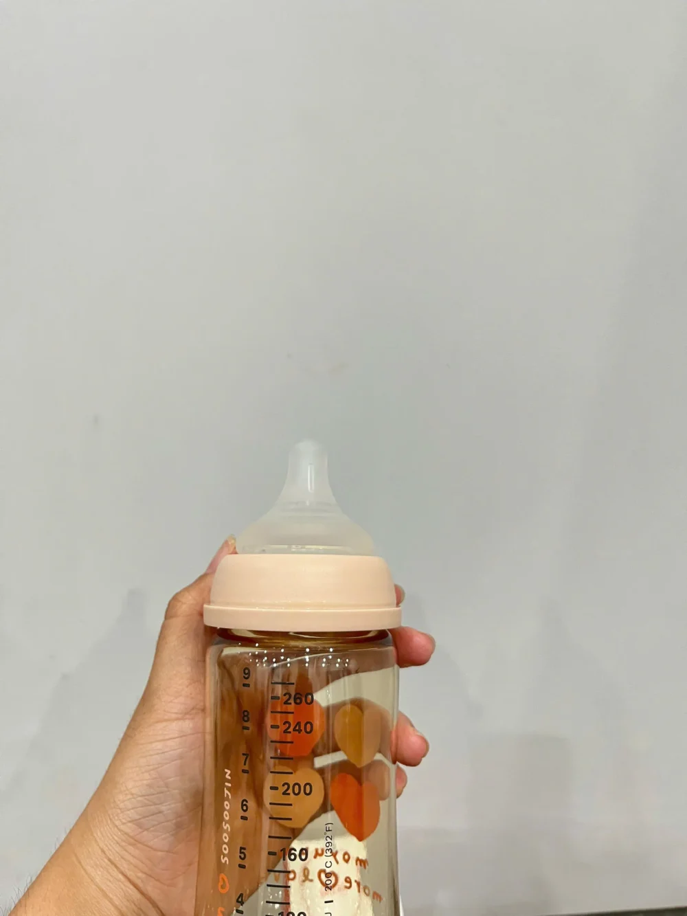 Bình sữa Moyuum PPSU mẫu tim đỏ 270ml kèm núm ( full box) Moyuum - Ảnh 7