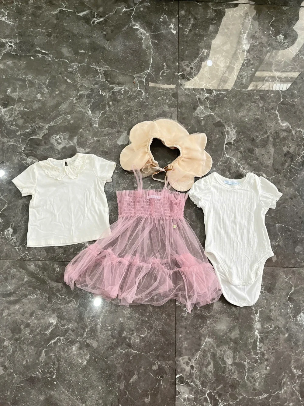 Set 4 món đồ cho bé gái mix brand Nous H&M (size 6 đến 12 tháng) Nous và H&M - Ảnh 11
