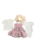 Set 4 món đồ cho bé gái mix brand Nous H&M (size 6 đến 12 tháng) Nous và H&M