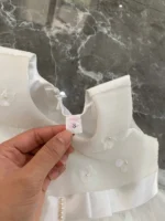 Đầm công chúa xoè đính hoa màu trắng bé gái (1 đến 2 tuổi) - Ảnh 4