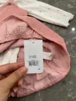 Set đầm yếm nhung tăm & bodysuit kèm tất George (3 đến 6 tháng) George baby - Ảnh 9